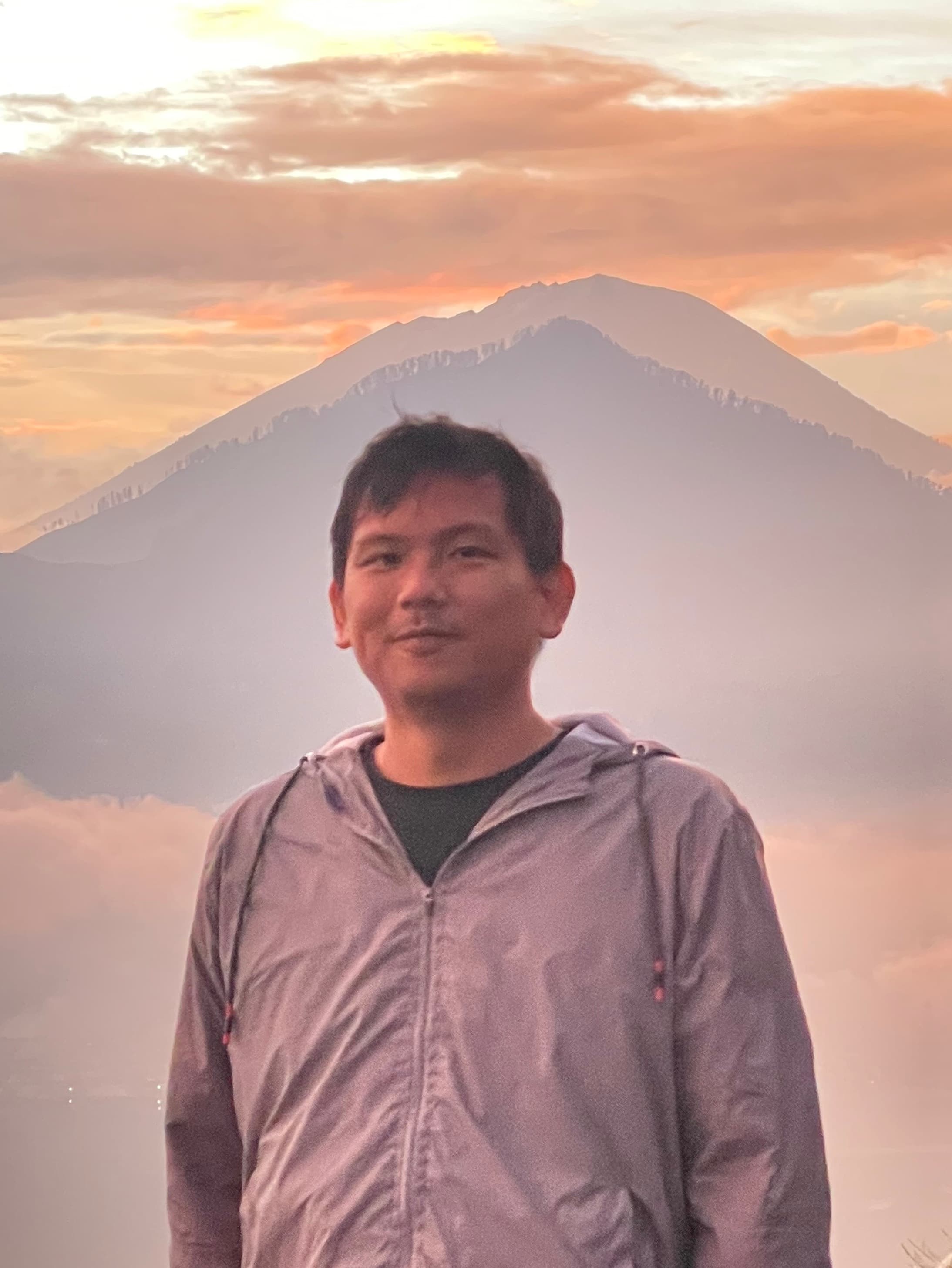 Truman Chan at Mt Batur